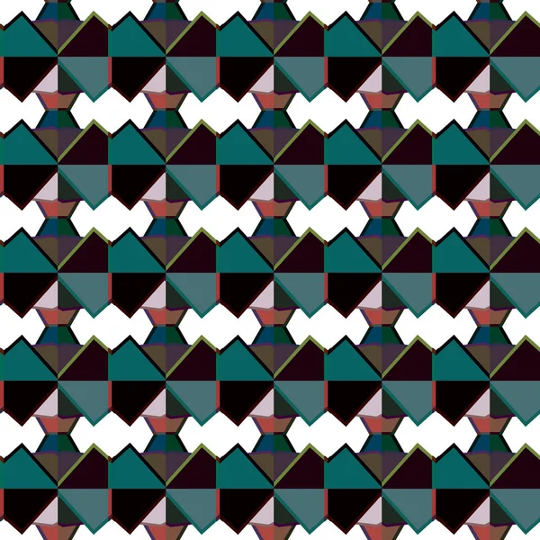 Tileable Background Geometric Pattern — Stock vektor