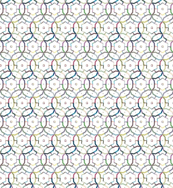 Bezszwowy Wzór Geometrycznych Kształtach — Wektor stockowy