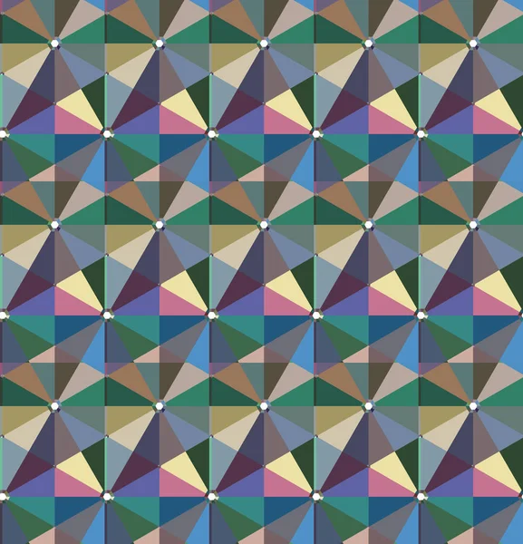 Абстрактний Безшовний Візерунок Векторні Ілюстрації Різними Геометричними Формами — стоковий вектор