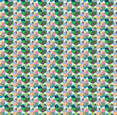 Geometrik süslemeli vektör deseni. Kusursuz tasarım dokusu.