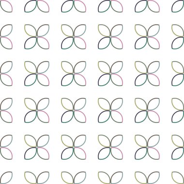 Kusursuz şablon arkaplan, soyut vektör çizimi 