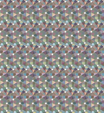 farklı geometrik şekillere sahip soyut, pürüzsüz desensiz vektör çizimi