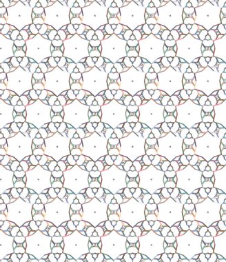 geometrik şekil tasarımlı kusursuz desen