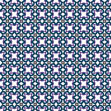 Soyut geometrik dikişsiz desen. Duvar kağıtları, arkaplanlar, yüzey dokuları için vektör çizimi 