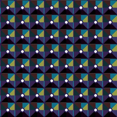 Soyut geometrik şablonun vektör çizimi