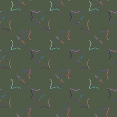 geometrik elementlerle kusursuz arkaplan, vektör illüstrasyonu 