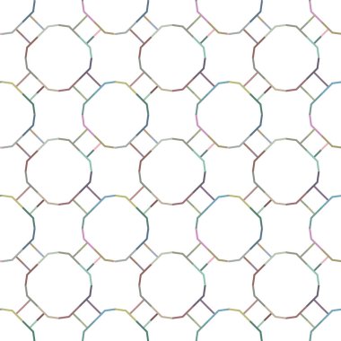geometrik şekil tasarımlı kusursuz desen
