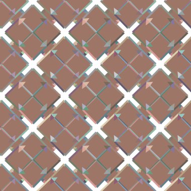 Soyut geometrik dikişsiz desen. Duvar kağıtları, arkaplan, yüzey dokuları için vektör çizimi 