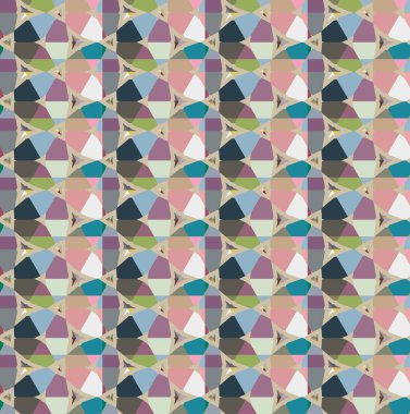 Soyut geometrik şablonun vektör çizimi