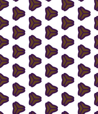 farklı geometrik şekillere sahip soyut, pürüzsüz desensiz vektör çizimi