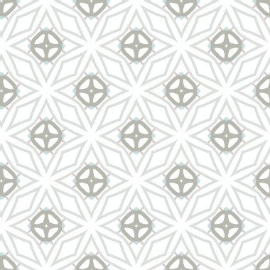 Geometrik süslemeli vektör deseni. Kusursuz tasarım dokusu.