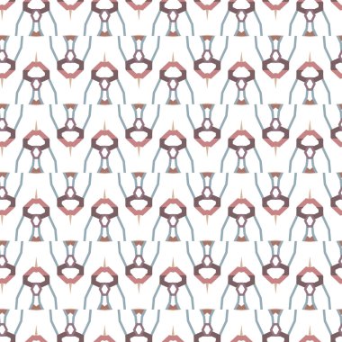 Geometrik süslemeli vektör deseni. Kusursuz tasarım dokusu.