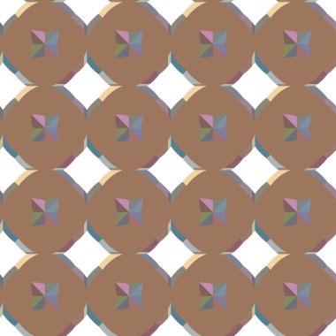 geometrik şekil tasarımlı kusursuz desen