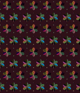 Geometrik süslemeli vektör deseni. Kusursuz tasarım dokusu.