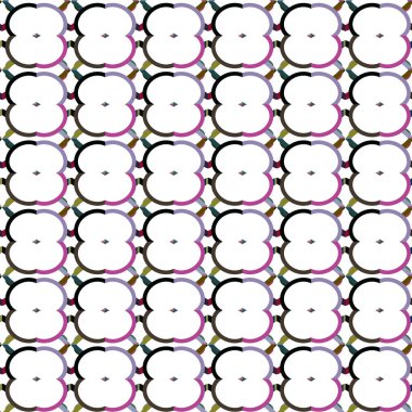 geometrik şekil tasarımlı kusursuz desen