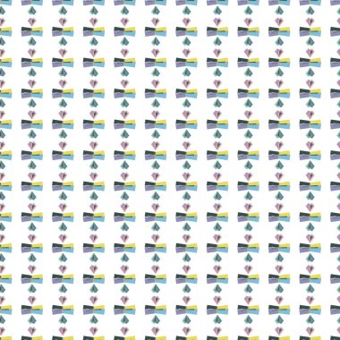 geometrik elementlerle kusursuz arkaplan, vektör 