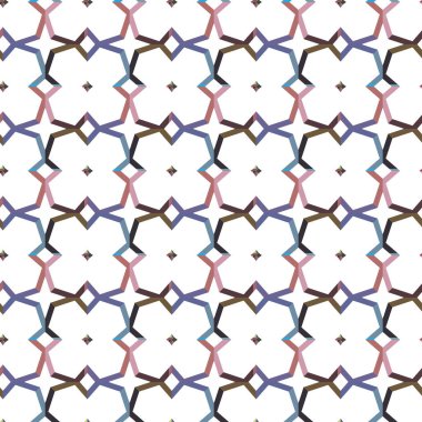 geometrik şekil tasarımlı kusursuz desen