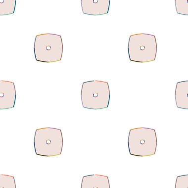 Modern geometrik vektör tasarımı, kusursuz desen çizimi