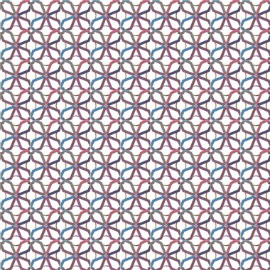 Modern geometrik vektör tasarımı, kusursuz desen çizimi