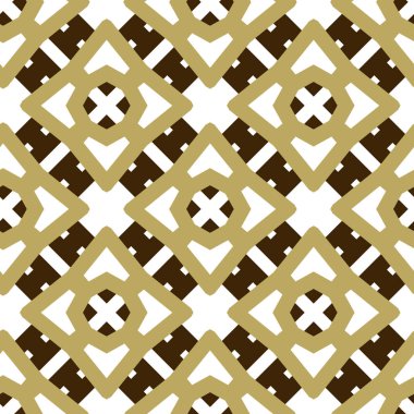 geometrik elementlerle kusursuz arkaplan, vektör illüstrasyonu 