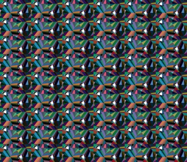 seamless geometric background with abstract elements
