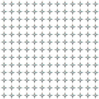 geometrik elementlerle kusursuz arkaplan, vektör illüstrasyonu 