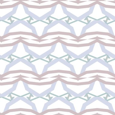 farklı geometrik şekillere sahip soyut, pürüzsüz desensiz vektör çizimi