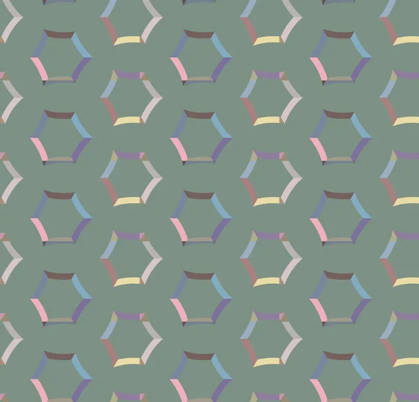 Tileable Background Geometric Elements Fabric Design — 图库矢量图片