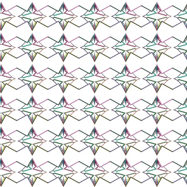 Modelo Sin Costuras Con Diseño Forma Geométrica — Archivo Imágenes Vectoriales