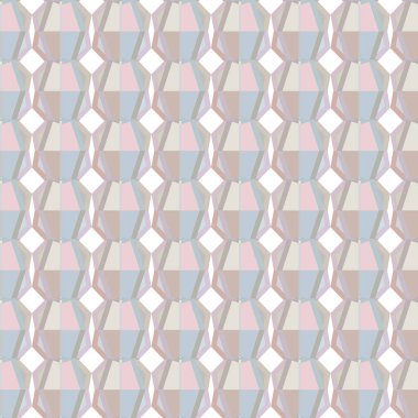 Modern geometrik vektör tasarımı, kusursuz desen çizimi