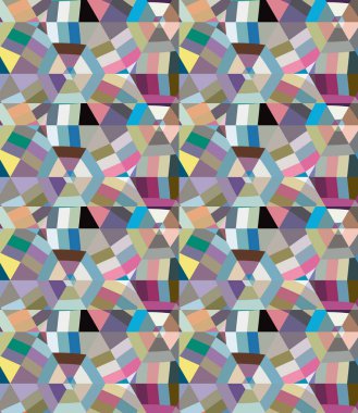 geometrik şekil tasarımlı kusursuz desen