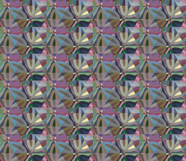 geometrik şekil tasarımlı kusursuz desen