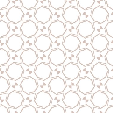 Soyut geometrik dikişsiz desen. Duvar kağıtları, arkaplan, yüzey dokuları için vektör çizimi 