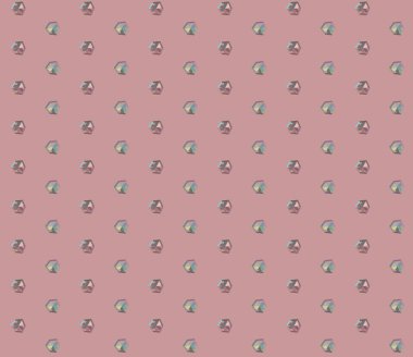 geometrik elementlerle kusursuz arkaplan, vektör illüstrasyonu 