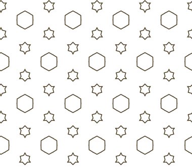 geometrik şekil tasarımlı kusursuz desen