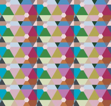 Geometrik süslemeli vektör deseni. Kusursuz tasarım dokusu.