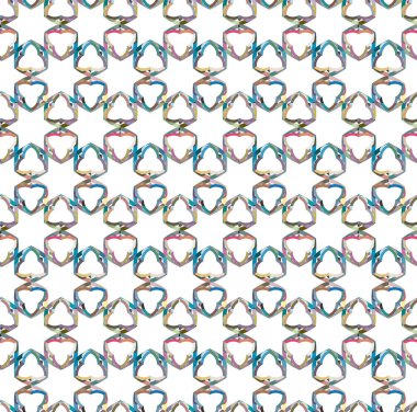 geometrik elementlerle kusursuz arkaplan, vektör illüstrasyonu 