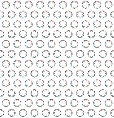 Soyut geometrik dikişsiz desen. Duvar kağıtları, arkaplanlar, yüzey dokuları için vektör çizimi 