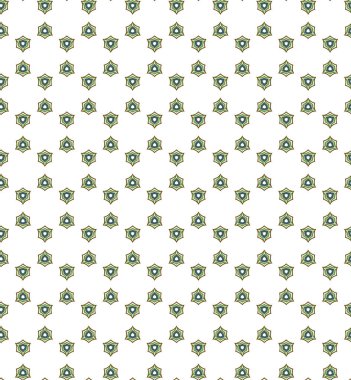 Renkli şekilli soyut geometrik desen