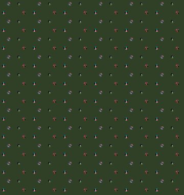 Geometrik süslemeli vektör deseni. Kusursuz tasarım dokusu.