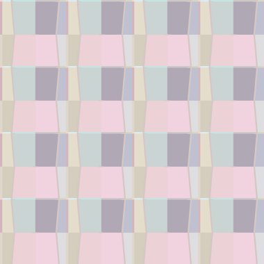 Modern geometrik vektör tasarımı, kusursuz desen çizimi