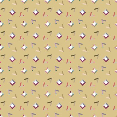 geometrik şekil tasarımlı kusursuz desen