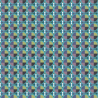 Geometrik süslemeli vektör deseni. Kusursuz tasarım dokusu.