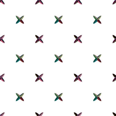 Geometrik süslemeli vektör deseni. Kusursuz tasarım