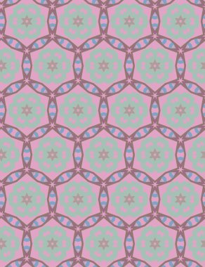 geometrik şekil tasarımlı kusursuz desen