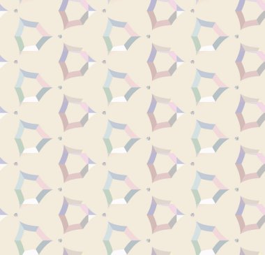 geometrik elementlerle kusursuz arkaplan, vektör illüstrasyonu 