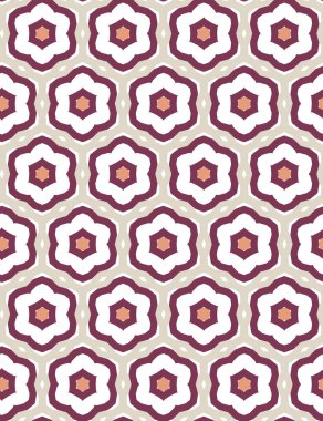 geometrik şekil tasarımlı kusursuz desen