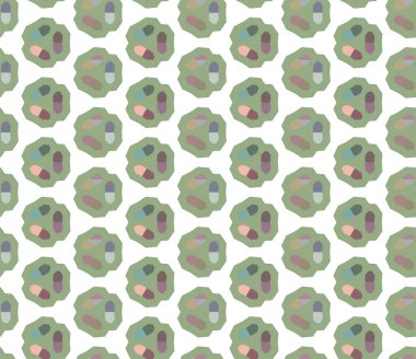 Geometrik süslemeli vektör deseni. Kusursuz tasarım dokusu.