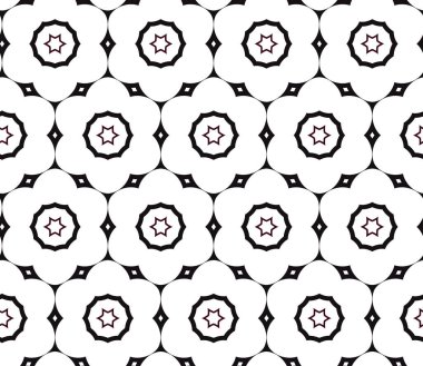 geometrik elementlerle kusursuz arkaplan, vektör illüstrasyonu 