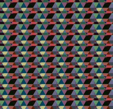 Soyut geometrik şablonun vektör çizimi